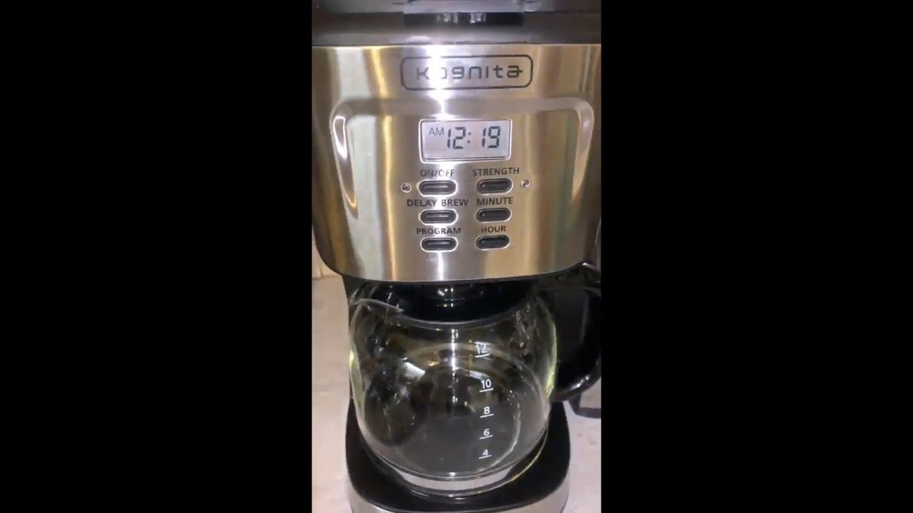 Chefman 12- Cup Programmable Coffee Maker Electric Brewer Digital