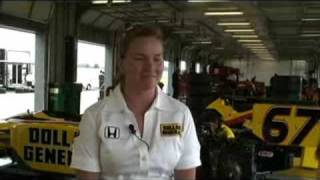 IndyCar driver Sarah Fisher