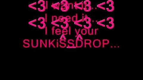SUNKiSS DRoP- Allison side lyrics
