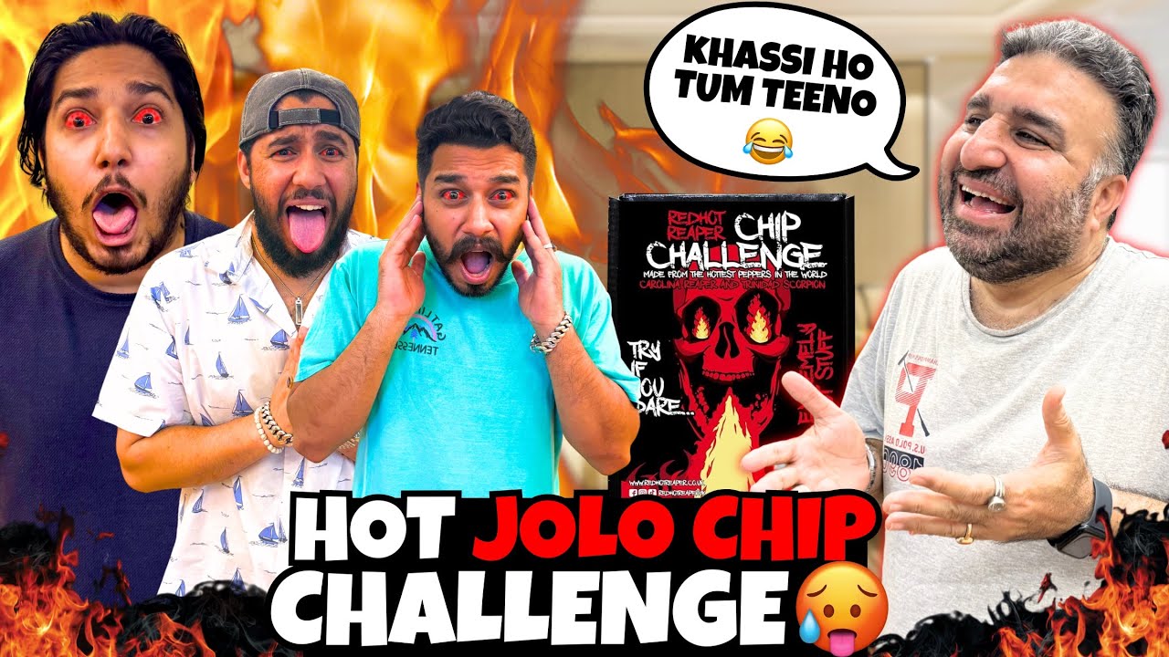 Spiciest Jolo Chip Challenge | Gone Wrong | Papa Ne Gussa Dilwa Diya 😡