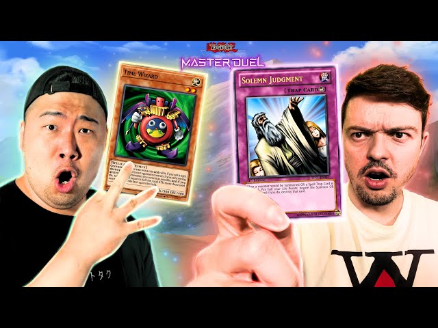 I Challenged @rhymestyle to CLASSIC YUGIOH DRAFT MASTER DUEL ARENA class=