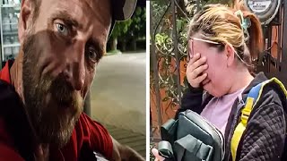 Woman Gives Entire Savings to Homeless Man, What Happens Next Will Surprise You