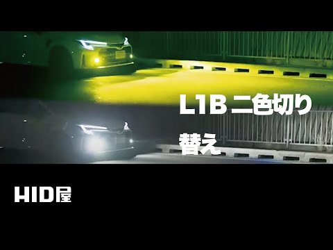 HID屋】L1B 2色切替 ｜ 爆光フォグランプ 製品装着見本 - YouTube