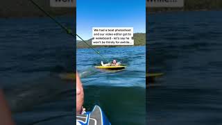 Wakeboarding gone WRONG #shorts