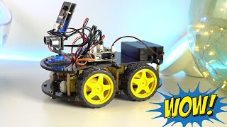 SPETTACOLARE!! TUTORIAL COMPLETO!! ARDUINO-Elegoo Smart V4 Plus Robot Car Unboxing Montaggio e test!