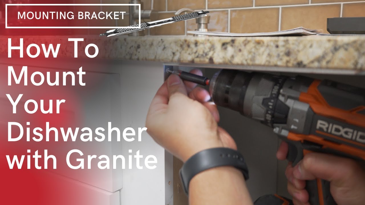  Granite Countertop Dishwasher Mounting Brackets for Frigidaire  Dishwasher Brackets Works on All Solid Surface, Quartz, Corian, Granite and  Marble Countertops(Not for Laminate Tops) : Appliances