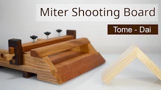 I Made a Miter Shooting Board by Hand Tools!  DIY Tools/Jigs