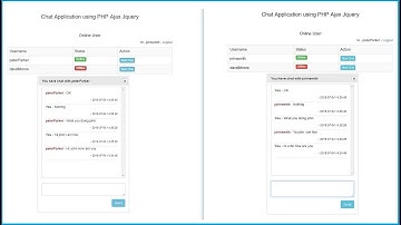 Online Offline User Status - Chat Application using PHP Ajax Jquery - 4