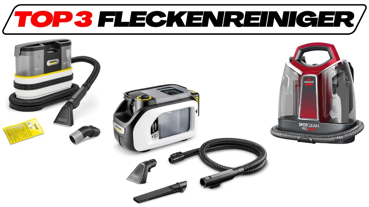 Fleckenreiniger im Test Vergleich 2026 (TOP 3)🥇 Flecken entfernen mit dem Testsieger!