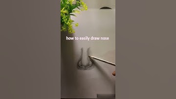 how to easily draw nose