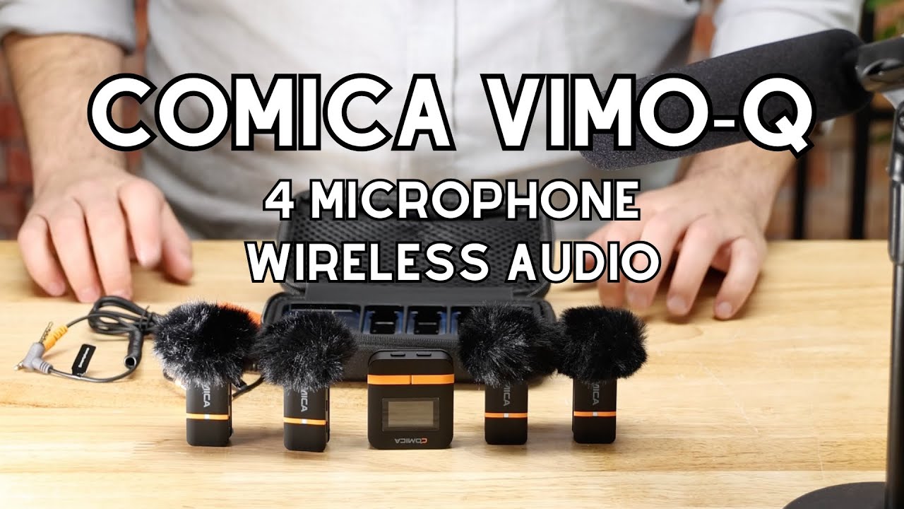 Comica Vimo-Q Review - Wireless Microphone System with 4 Mic / 4