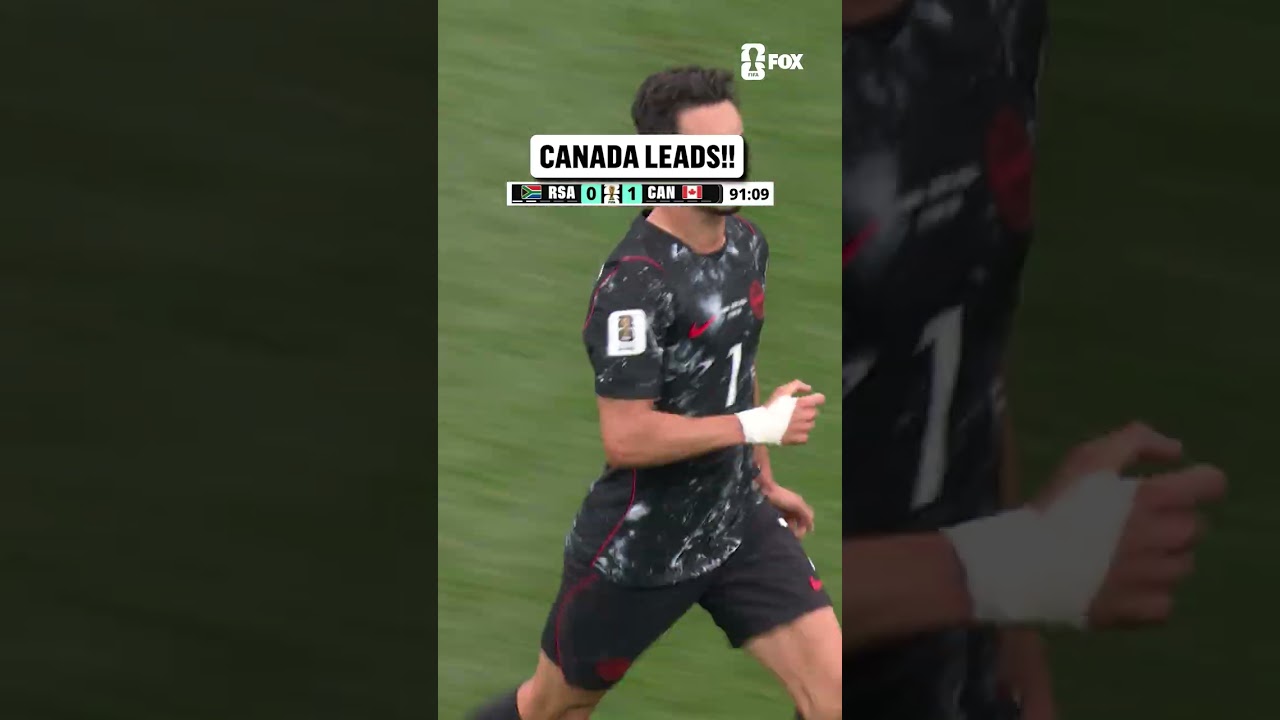 CANADA TAKES THE LEAD IN STOPPAGE TIME 🇨🇦 Stephen Eustáquio is the hero!