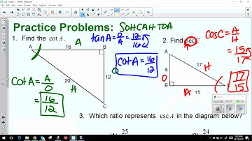 Reciprocal trig functions