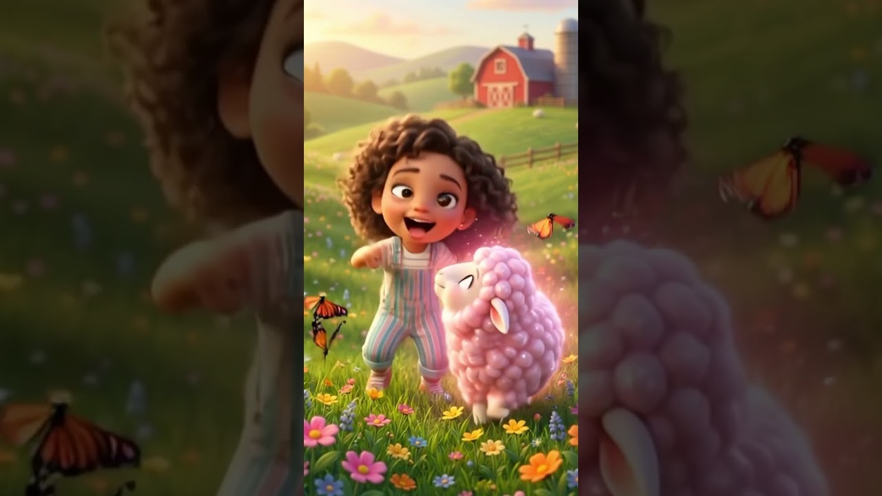 Pink Sheep Song 🐑💖 | Fun Color Farm Dance with Luna | Nursery Rhymes for Kids