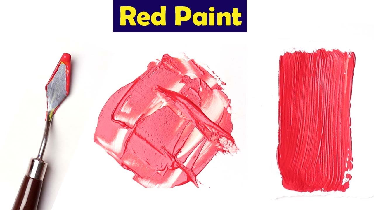 How To Make Red Paint Mix Acrylic Colors YouTube Maxresdefault