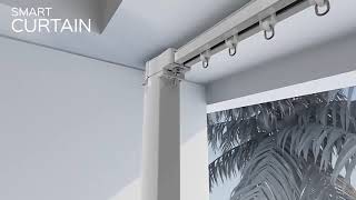 Tuya WiFi Smart Curtain Motor With Rail Smart Motorized Curtain Track Rail Curtain Motor Set screenshot 3