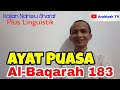 Kajian linguistik nahwusharaf ayat puasa albaqarah 183