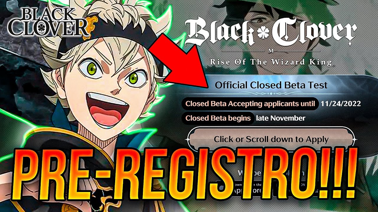 Black Clover Mobile: Rise of the Wizard King Closed Beta Test