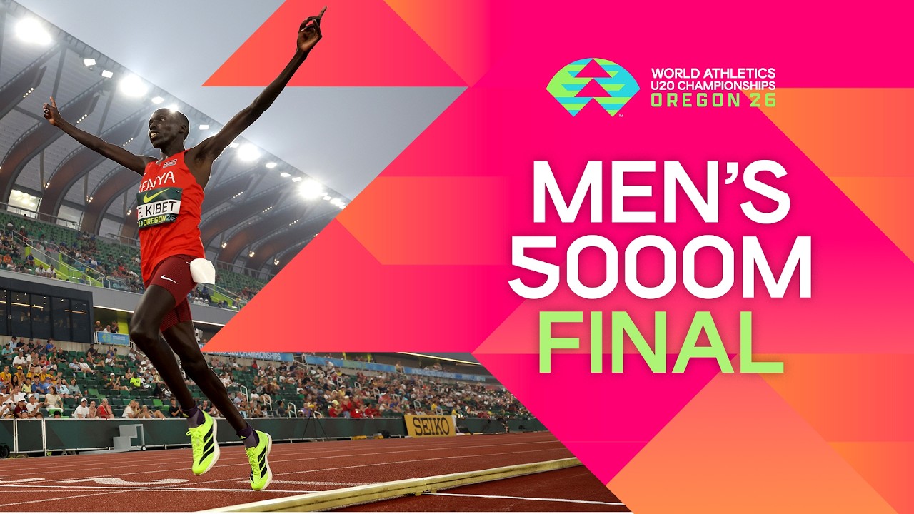 Full 5000m Men Final | World U20 Championships Oregon 26