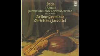 Silent Tone Record/J.S.Bach:6 Violin sonata/Arthur Grumiaux,Christiane Jaccottet 古典音乐 黑胶唱片
