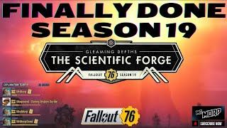 Finally Finished Fallout 76 Season 19