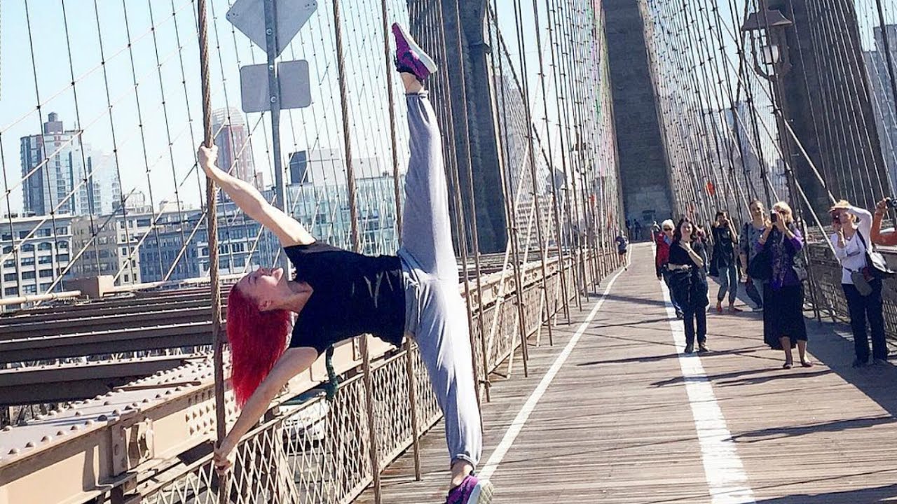 Amazing HUMAN FLAG From Girls YouTube