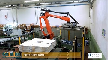 Robots Palletizadores SmartPal by Comau Partner @QuintinoMHS - Palletizing Robots SmartPAL COMAU