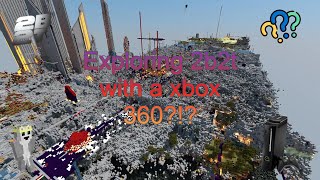 exploring #2b2t 's spawn on the xbox 360?!?