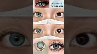 Deep brown to natural emerald in seconds… Would you dare to switch? #mislens #greencontacts #lenses screenshot 3