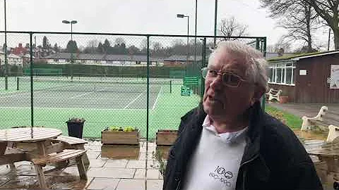 The 92-year-old Congleton Tennis Chairman