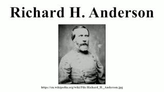 Famous Richard H. Anderson Profile