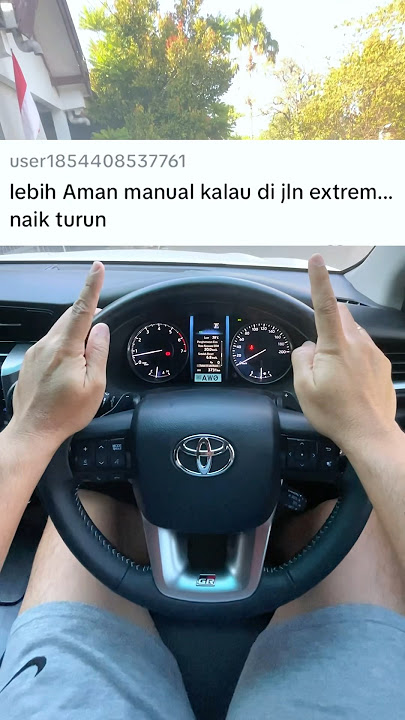 Fortuner GR Sport bisa otomatis dan manual  #fortunergrsport #fortunerindonesia #fortuner #mangadhi