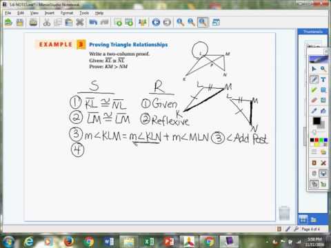 5.6 Example 3  Hinge Theorem Proof