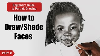 Beginner's Guide to Portrait Drawing: How to Draw/Shade Faces with Charcoal Powder!!!