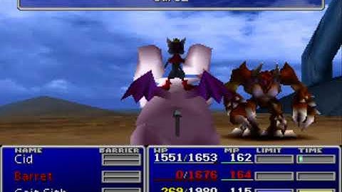 FFVII - Level 99 Enemies Challenge, Part 29: CMD. Grand Horn & Ultimate Weapon