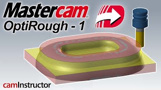 Mastercam OptiRough Toolpath Video 1