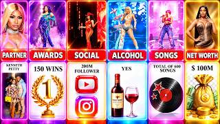 Details Comparison: Who Is the QUEEN OF RAP NICKI MINAJ vs CARDI B vs MEGAN  vs DOJA CAT News