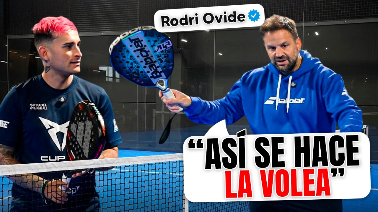 RODRI OVIDE ME ENSEÑA EL SECRETO DE LA VOLEA PERFECTA - Pádel & Técnica de Golpeo