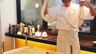 A lesson in making Chinese hand-pulled noodles (lamian)