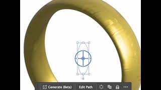 HOW TO CREATE A 3D GOLD RING IN ILLUSTRATOR