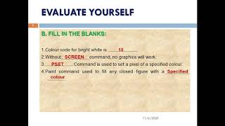 CLASS : 8 || COMMANDS IN QBASIC || CHAPTER 4