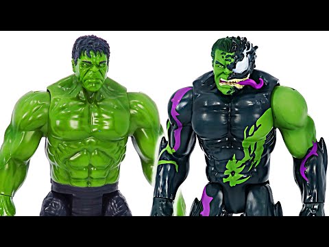 Marvel <strong>Blast</strong> Gear Iron-Man VS transform Maximum Venom Hulk! | DuDuPopTOY