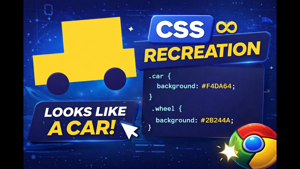 Let's create this car with css || css design