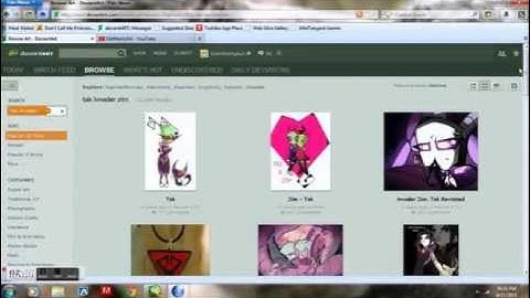 Speed-draw Test: Tak from Invader Zim