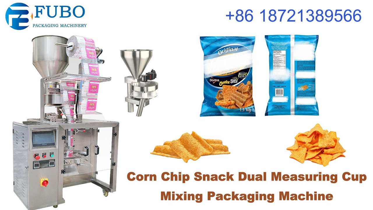 Канадская кукурузная чипсовая смесь Упаковочная машина | Машина для смешивания и упаковки гранул