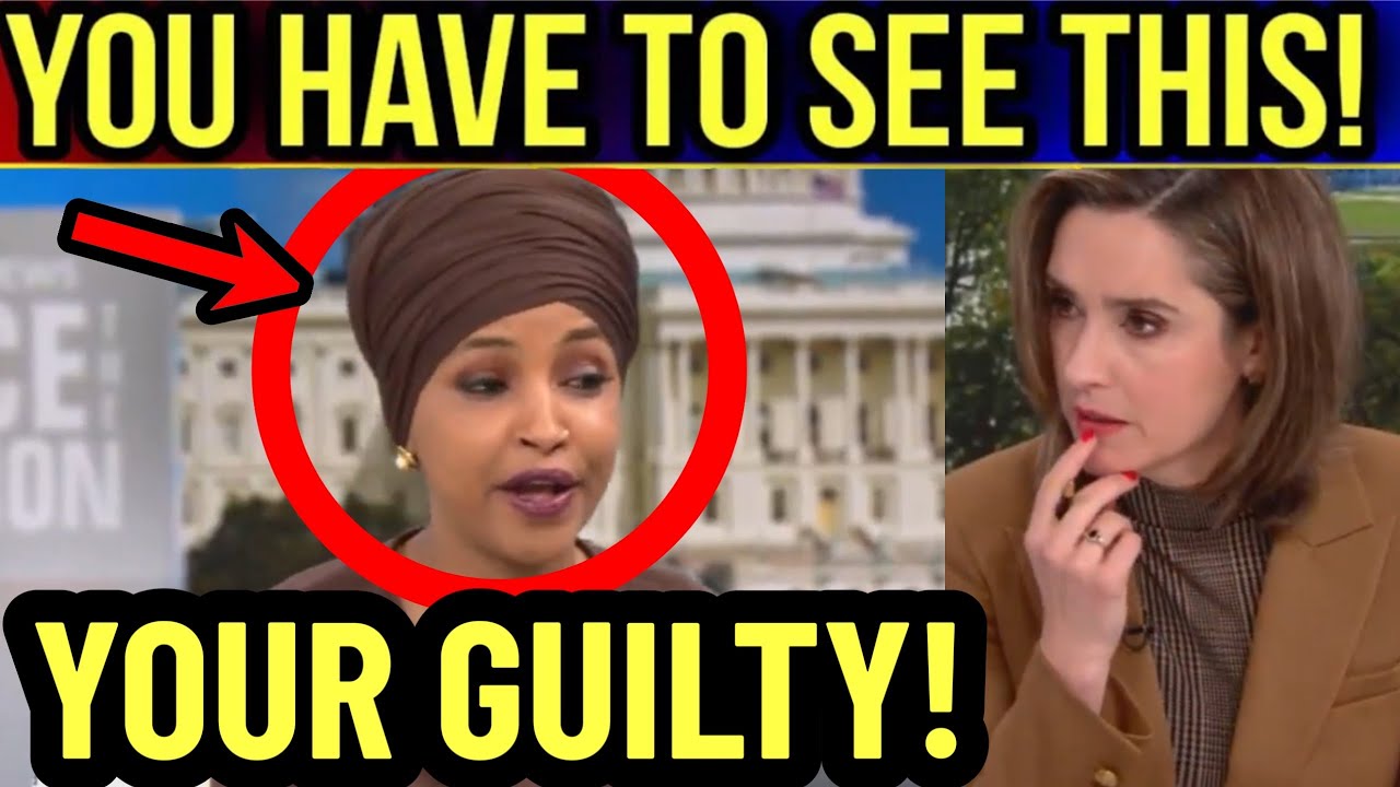 Посмотрите, как Ильхан Омар ПАНИКУЕТ и ЗАМЕРЗАЕТ, пока ведущий спокойно задает сложный вопрос