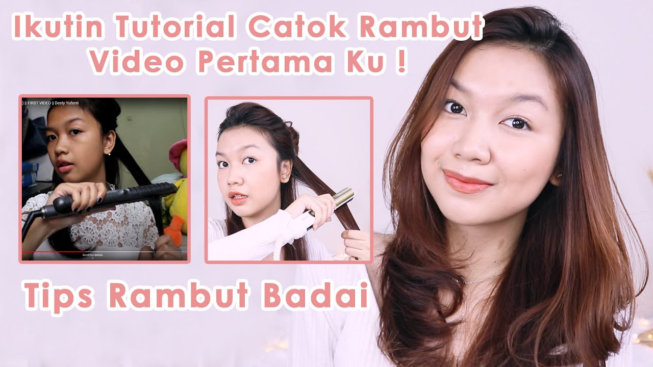 Tutorial Catok Rambut Badai Untuk Pemula || Desty Yufenti