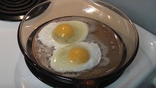 Corning Visions Skillet  Eggs Over Easy a Year Later