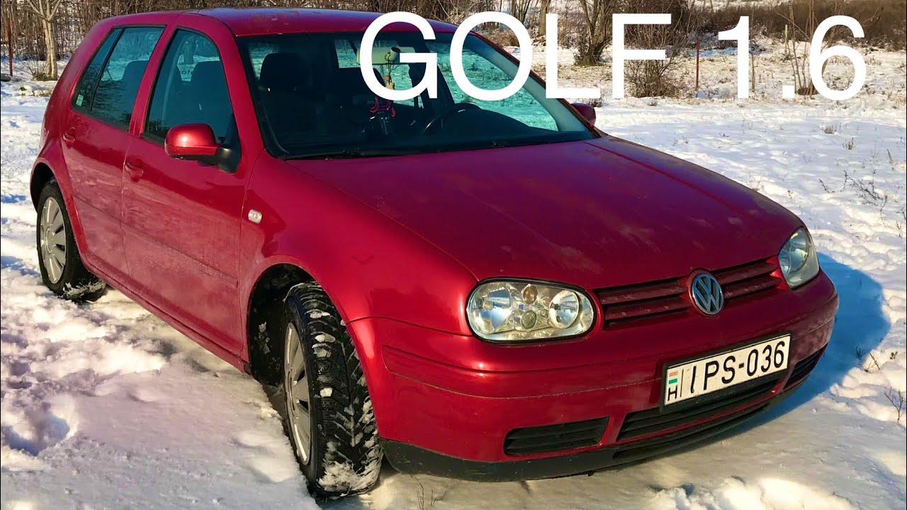 Volkswagen GOLF IV 1.6 16V használtteszt YouTube