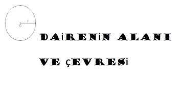 C Programlama #2 - Dairenin Alanı ve Çevresi